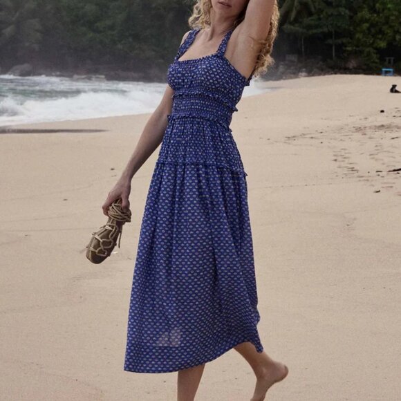 Doen Marianne Dress in Bord de Mer - Picture 1 of 9